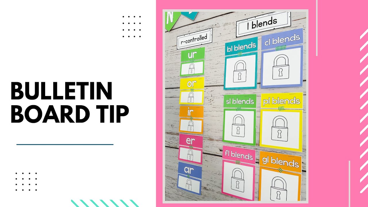 Bulletin Board Tip!