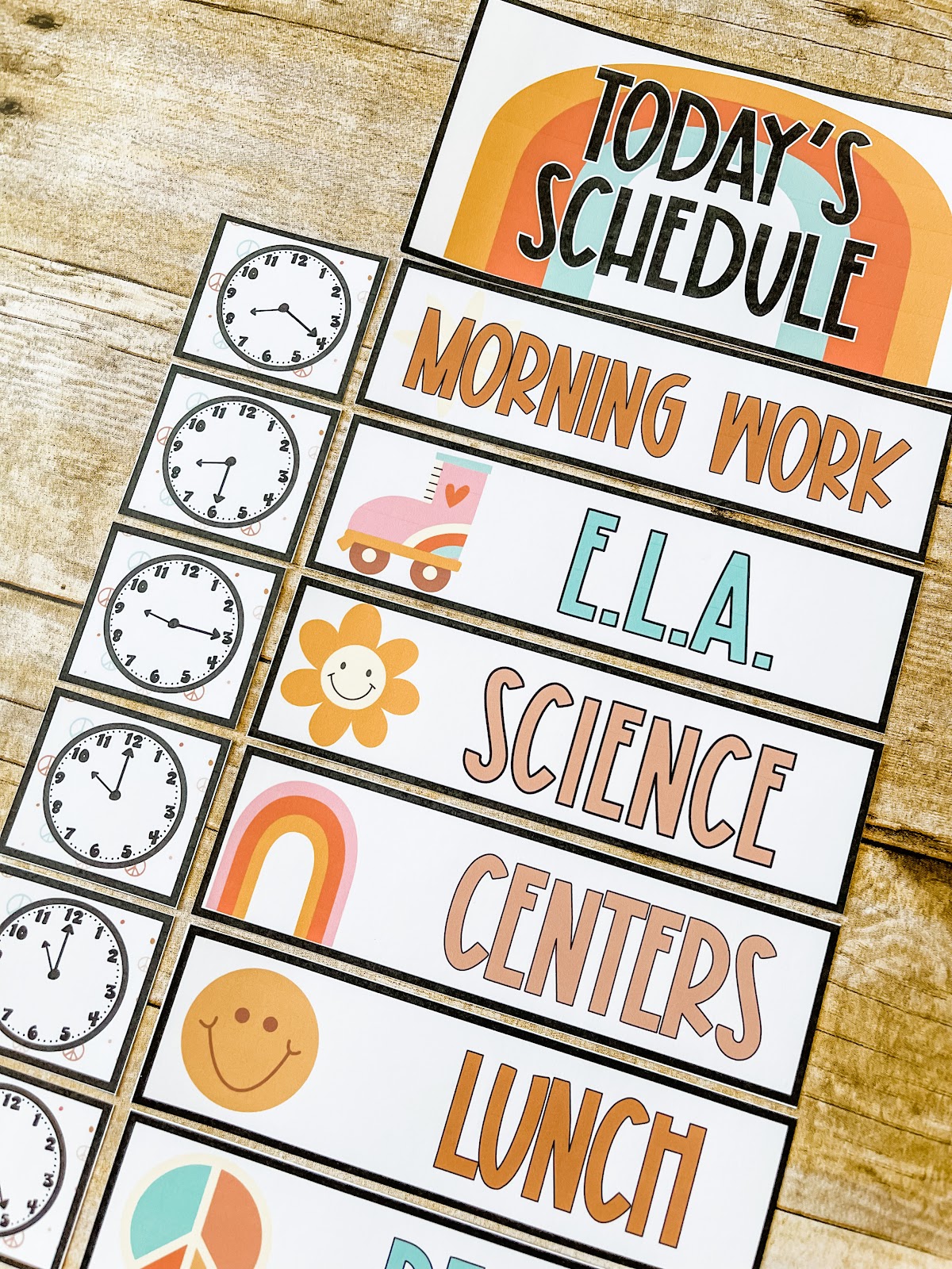 Organize Your Day in Style: 5 Fun Classroom Schedule Card Designs ...
