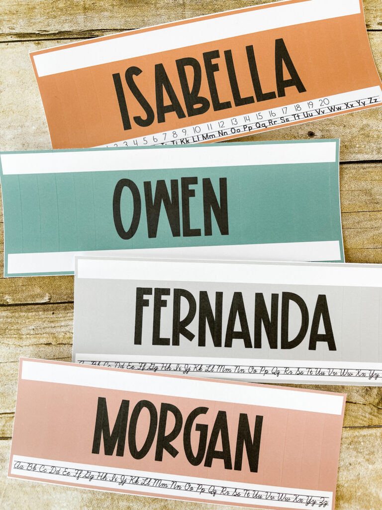 This image shows simply neutral nametags.